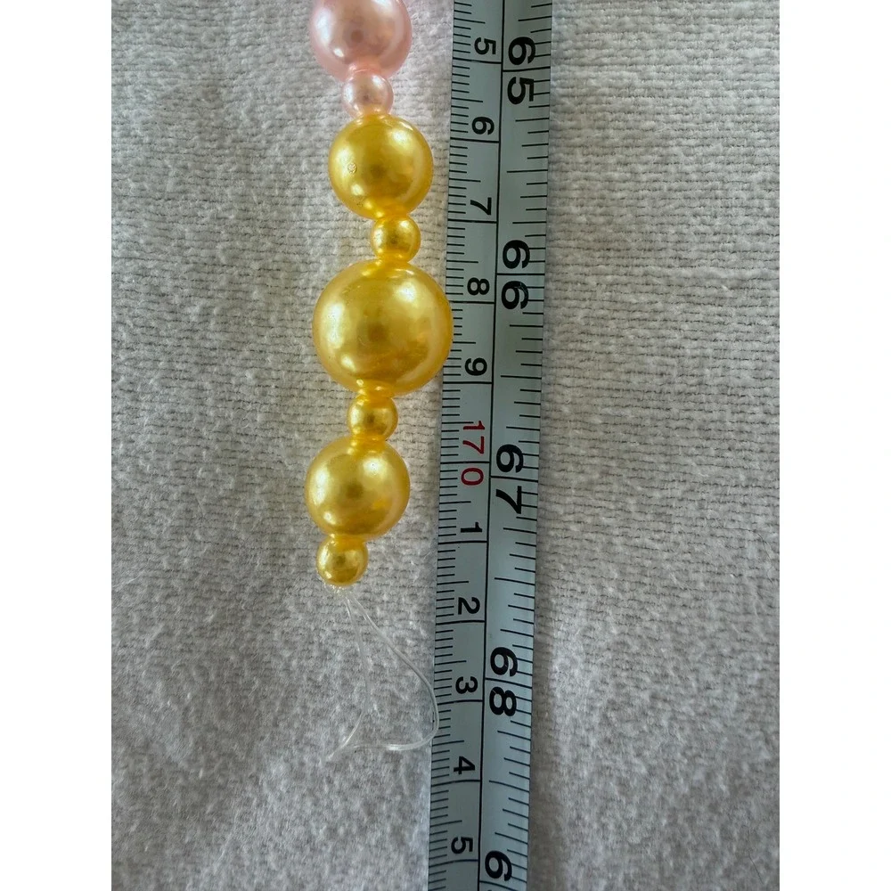 Pastel Faux Pearl Christmas Garland 68